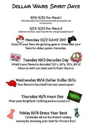  Spirit Days are Here!